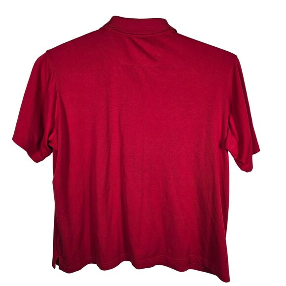 Washing Capitals Polo Shirt XXL Men's Short Sleeve Red Logo Embroidered - Picture 4 of 6